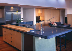 Kitchen Countertops and concrete countertop designs